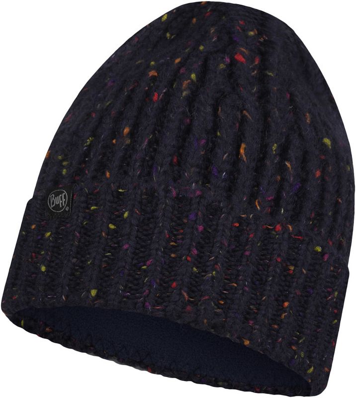 Шапка вязаная с флисом Buff Hat Knitted Polar Kim Night Blue Фото 1