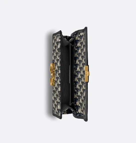 Сумка Dior 30 Montaigne жаккард Oblique