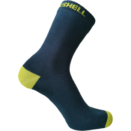 Водонепроницаемые носки Dexshell Ultra Thin Crew DS683NL, артикул DS683NL, цвет Синий/желтый