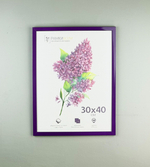 Фоторамка 30х40 см фиолетовая, без фактуры, арт. 3040.752270