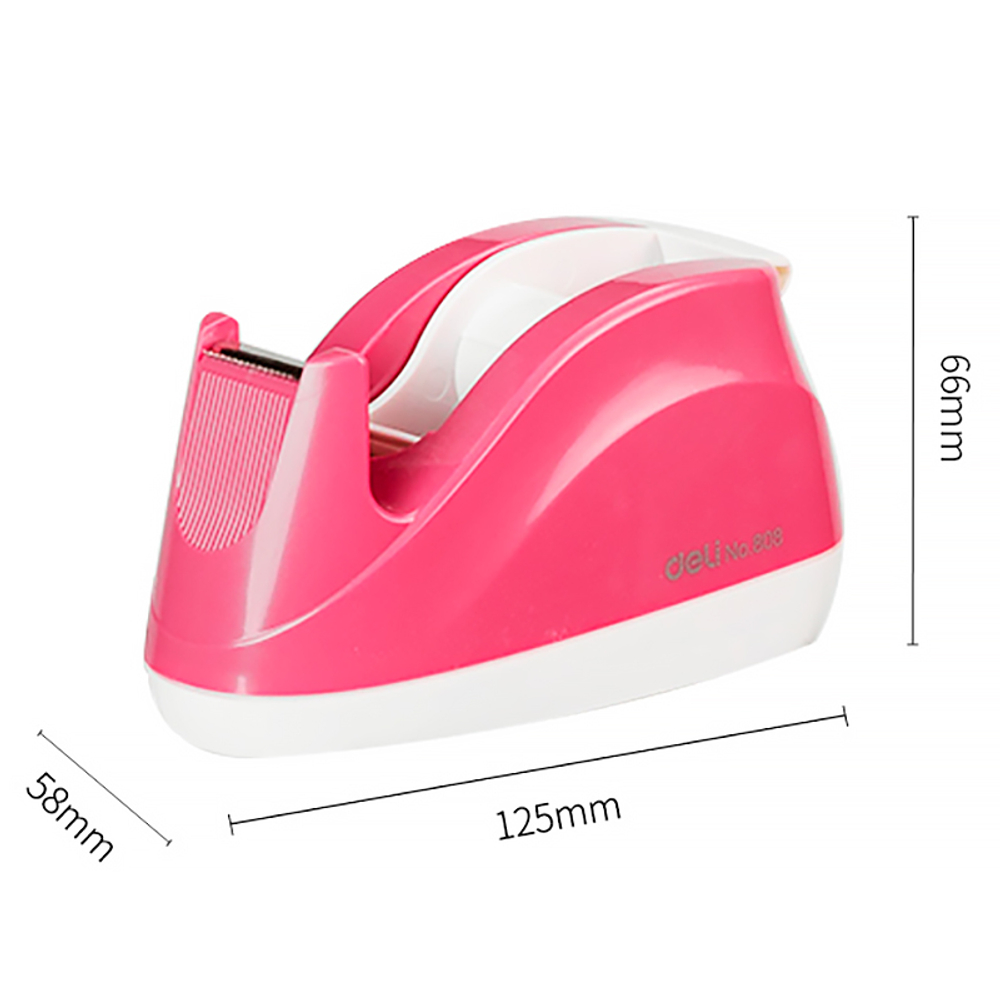 Диспенсер DELI 808 для клейкой ленты 18 мм, ассорти