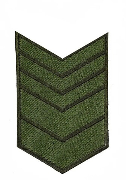 Нашивка за выслугу 13 лет оливковая (на липучке)