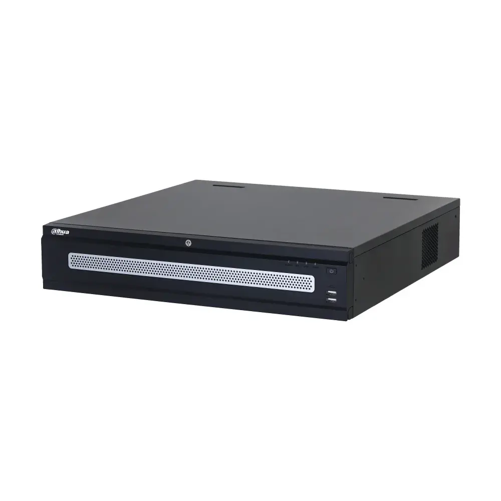 DHI-NVR608RH-128-XI Видеорегистратор IP 128-и канальный с ИИ Входящий поток на запись: до 1024Мбит/с; Запись : разрешение до 32Мп; HDD: 8 SATA до 16Тб каждый; декодирование: 2-кн@32Мп(25к\с), 32-кн@2Мп(25к\с); Видеовыходы: 4 HDMI, 2 VGA; Сеть: 2 порта 2500Mb; USB:2 порта 2.0, 2 порта 3.0; Аудио вх. вых 1/2 для дуплексной связи; Трев. вх. вых. 16/8; P2P, ONVIF; Поддержка: iOS, Android, Windows Phone; Питание: AC220В, 50Гц *2(1-резервное); видеоаналитика: 4кн детектор лиц и распознавание лиц (12лиц/с), 24кн охрана периметра, IVS, 32кн SMD; видеоаналитика с камер: 64кн детектор лиц и распознавание лиц, 64кн SMD, 32кн распознавание номеров ТС, тепловая карта, подсчет людей, интеллектуальный поиск.