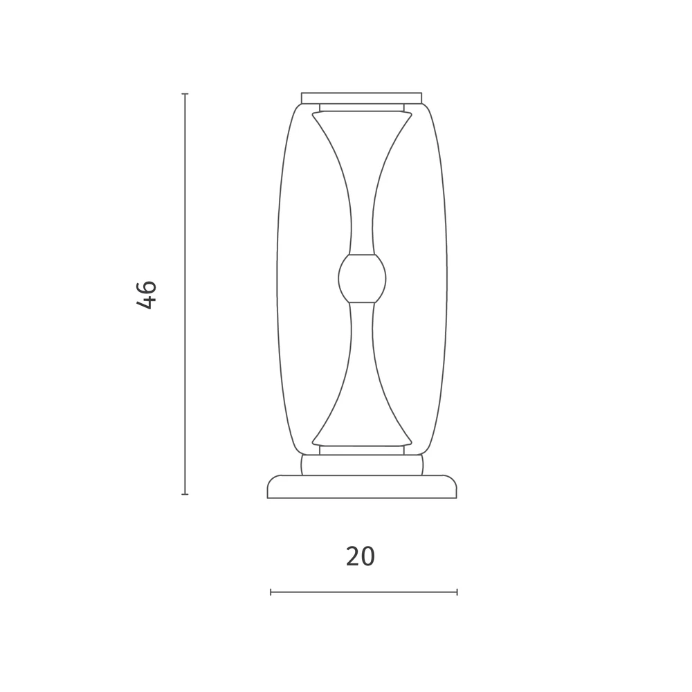 Декоративная настольная лампа Divinare STERZO 1244/17 TL-20