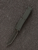 Автоматический складной нож SteelBro UTX-70 T/E Tanto Black 149-1BK (черный-черный) фронталка/выкидуха