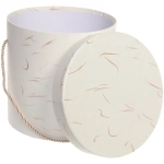 Коробка подарочная «Элегант» 19*19 см, белый