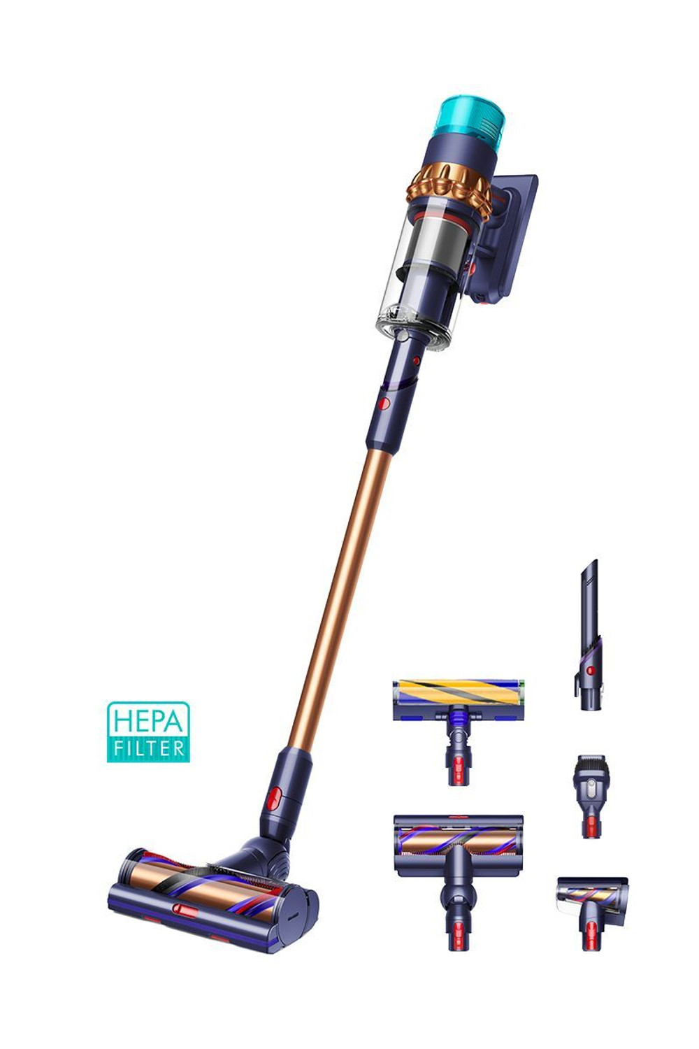 Вертикальный пылесос Dyson Gen5detect фиолетовый (448853-01)