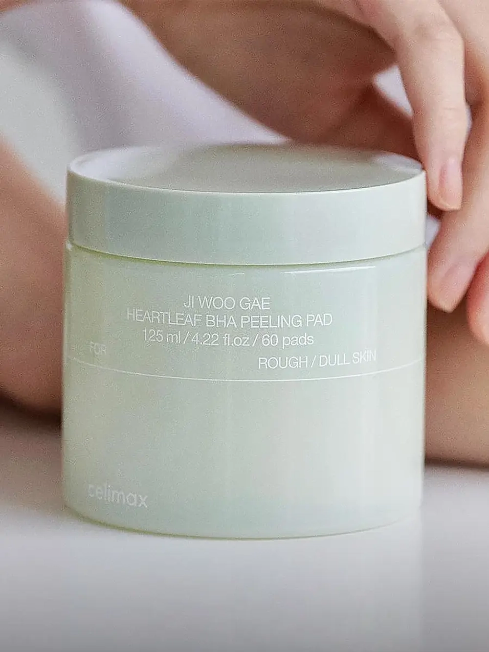 Celimax Отшелушивающие тонер-пэды с салициловой кислотой Ji Woo Gae Heartleaf BHA Peelind Pad 60 шт