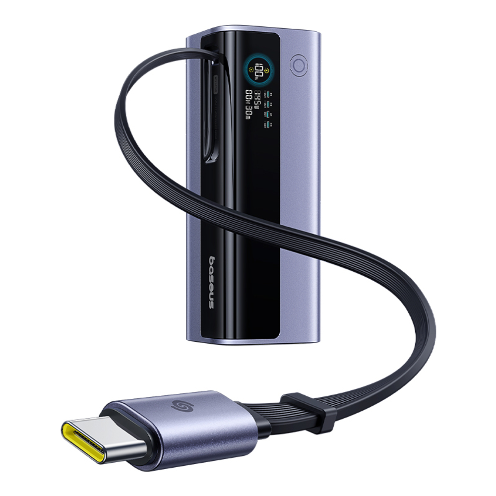 Внешний аккумулятор Baseus EnerGeek GR11 2C+U + Retractable C Cable 20000mAh 145W