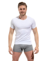 Мужская хлопковая футболка (Размер: XL) (Цвет: грязно-синий)