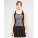 ОДЕЖДА ДЛЯ ТЕННИСА Женская, Платье BIDI BADU PROTECTED LEAFS DRESS .