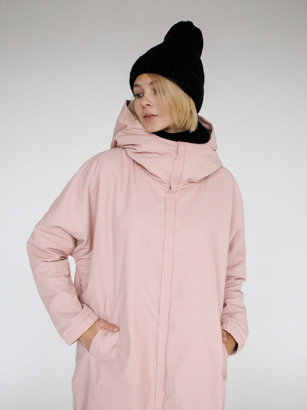 Парка ko-ko-ko Пудровая Нежно-Розовая