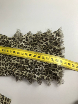 Блузка с анималистическим принтом, визуально 46 размер