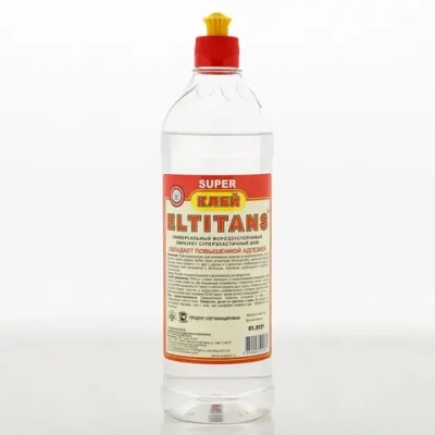 Клей монтажный универсальный EL TITANS Super, строительный морозостойкий 1000 мл