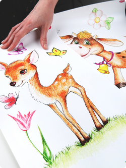 Интерьерные виниловые наклейки большие воздушные шары на стены в детскую, дома, облака, пейзаж