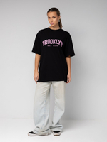 Футболка оверсайз с принтом Brooklyn
