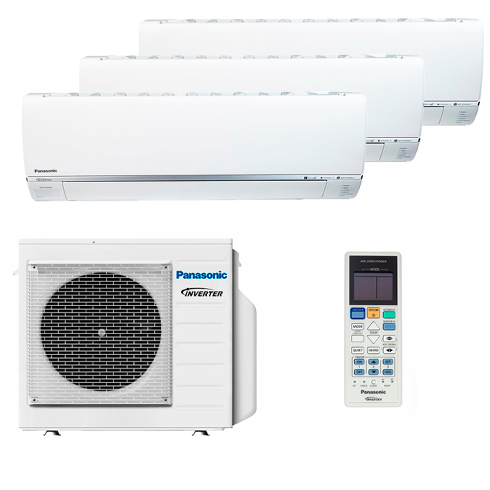 Мультисплит система Panasonic CS-E9RKDW x 3 / U-4E23JBE