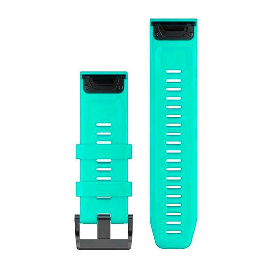 Ремешок силиконовый 26 мм. Premium для Garmin Fenix 7x/6x/5x/5x plus/3, Descent, Tactix, Enduro, D2, быстросъемный QuickFit (Мятный)
