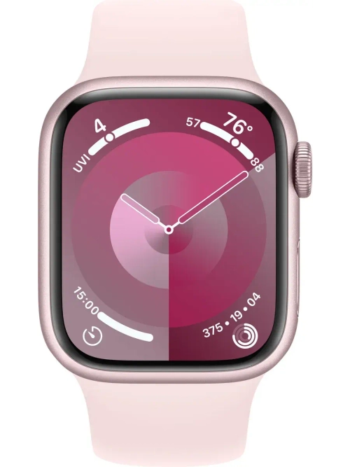 Apple Watch Series 9 45мм Pink/Light Pink Sport Band