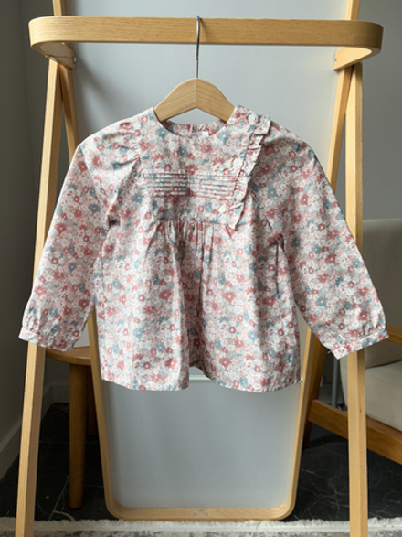 Хлопковая блузка Bonpoint, 98