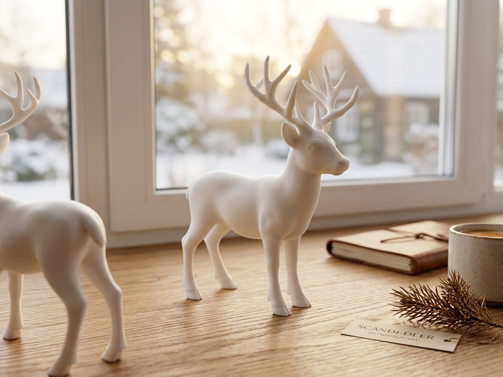 «Элегантные фигурки оленей — изюминка вашего интерьера!»