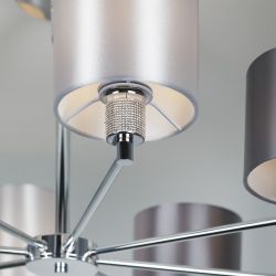 Люстра Rivoli Ebony 2081-308 8 х Е14 40 Вт классика | Rivoli