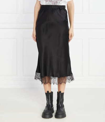 Шелковая юбка The Kooples - черный(FJUP27007K)