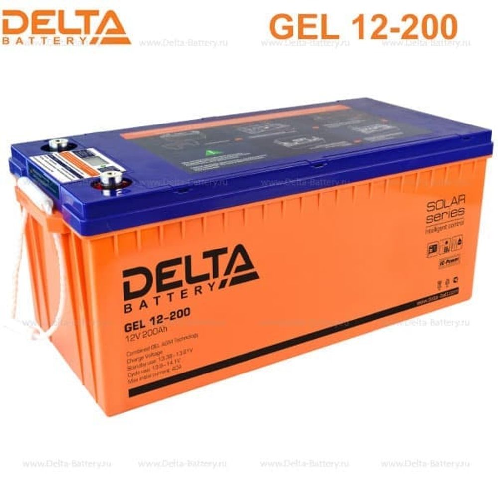Аккумуляторная батарея Delta GEL 12-200 (12V / 200Ah)