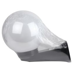 Садово-парковый светильник ЭРА НБУ 01-60-201 шар опаловый настенный IP44 Е27 max60Вт d200mm | Садово-парковые светильники