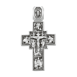 Большой мужской крест со Святыми покровителями.