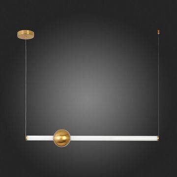 SL1222.203.01 Светильник подвесной ST-Luce Золотистый/Золотистый, Белый LED 1*18W 4000K ANGURRA