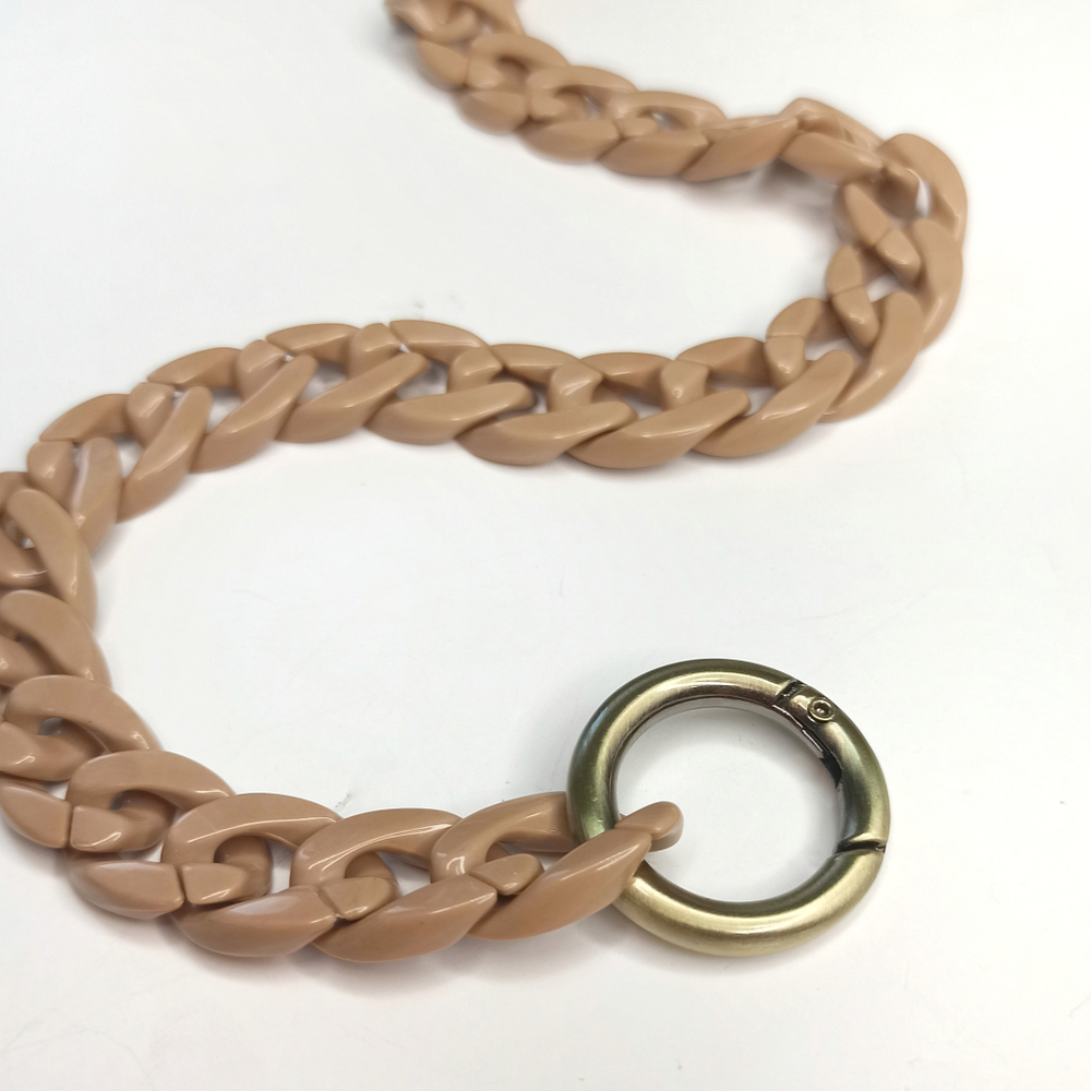 Ручка цепь пластиковая Карамель