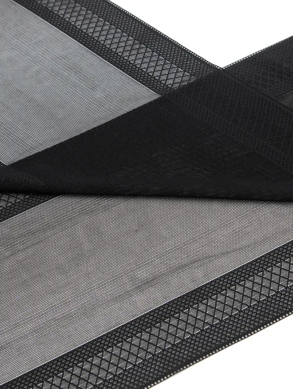 03-217 ОПТ Кружево-сетка 18,5 см, черный 170