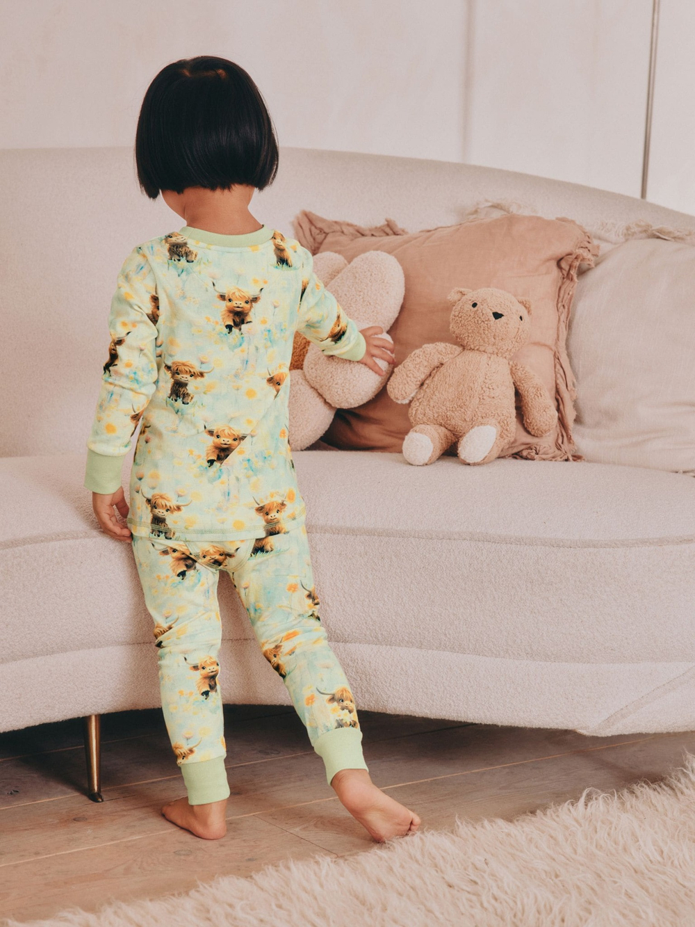 Пижама для девочки Next AK8-238, Салатовый