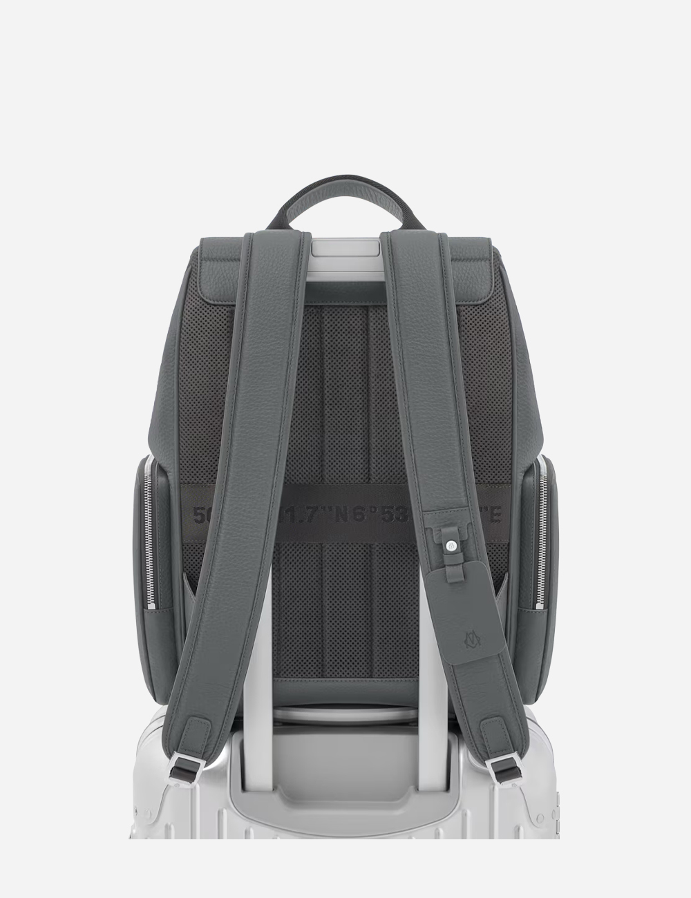 Рюкзак Rimowa Never Still Leather Flap Large "Grey"