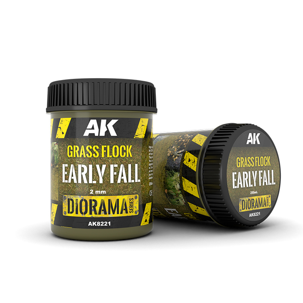 Имитация травы AK Interactive GRASS FLOCK 2MM EARLY FALL