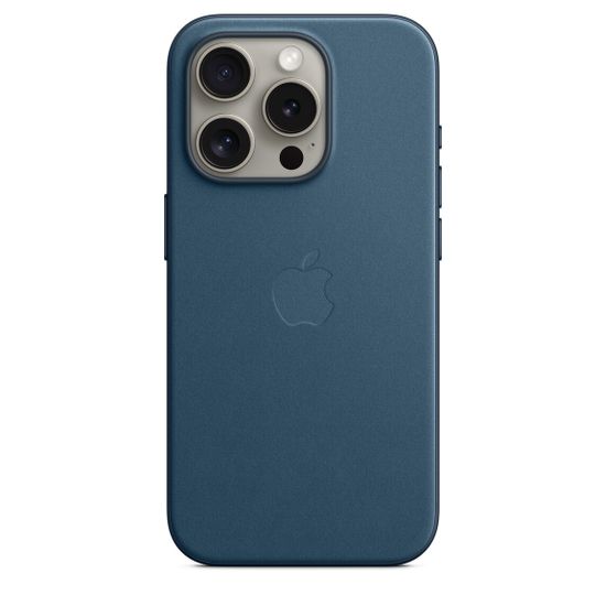 Apple FineWoven Case with MagSafe iPhone 15 Pro Max Pacific Blue (Синий)