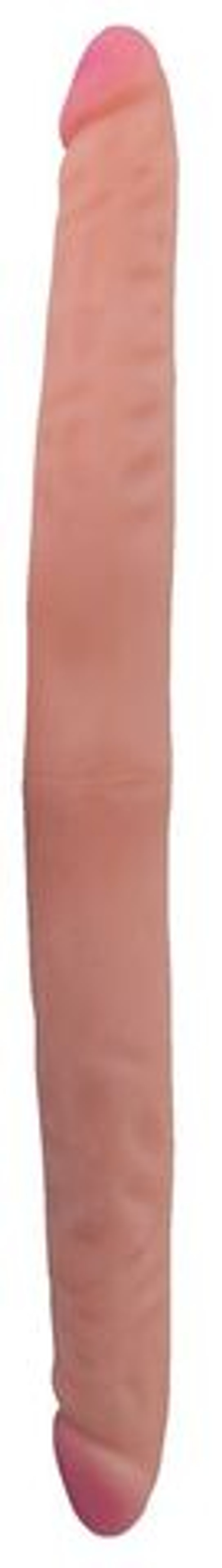 Двусторонний фаллоимитатор из неоскин - 42,5 см.