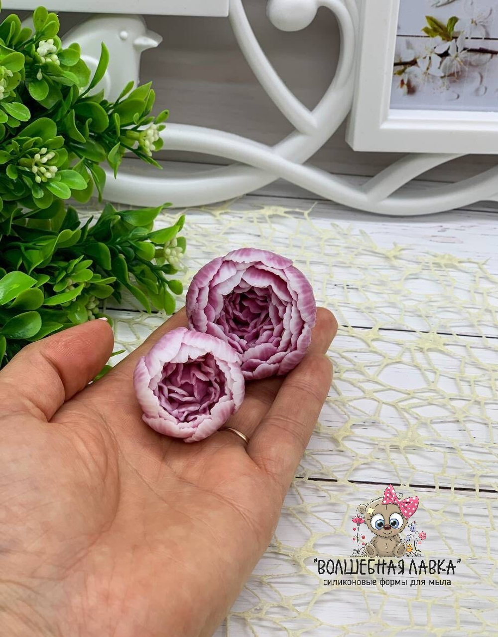 Силиконовая форма Пион