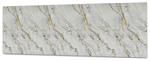 ПАНЕЛЬ ПВХ (ФАРТУК) БЕЛЫЙ МРАМОР ЗОЛОТО 3000Х600Х1,3ММ