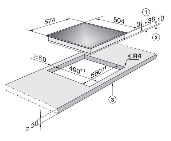 Электрическая варочная панель Miele KM 631