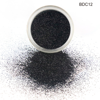 Блестки черные мелкие 2 гр размер фракции 0.01