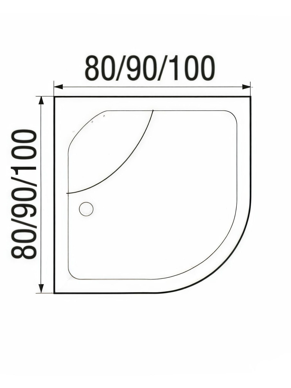 Душевая кабина RIVER  NARA LIGHT Б/К 90/44 MT 90х90 см,  матовое стекло, поддон высокий