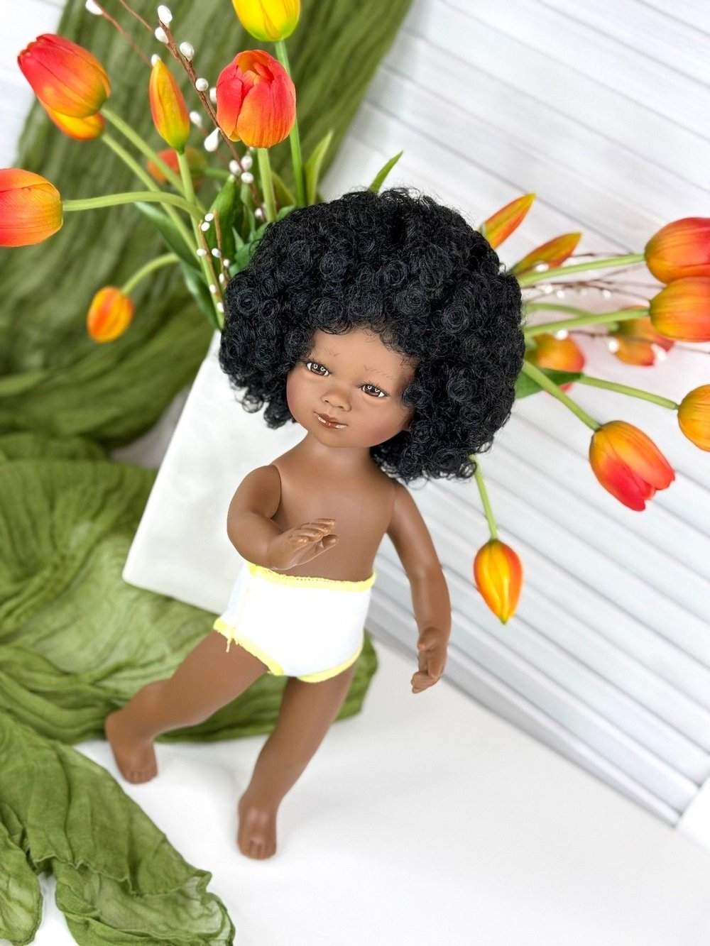 Кукла D Nenes виниловая 34см Celia без одежды (022307W)