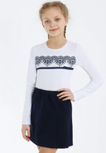 Юбка "Школа-2" р-р 140, тёмно-синий (Ивашка)