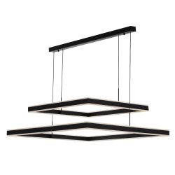 Citilux Дуэт CL719K211 LED Люстра подвесная с пультом Чёрная