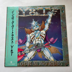 Винтажная виниловая пластинка LP Y and T, Yesterday and Today, In Rock We Trust (Япония 1984) (Оби)