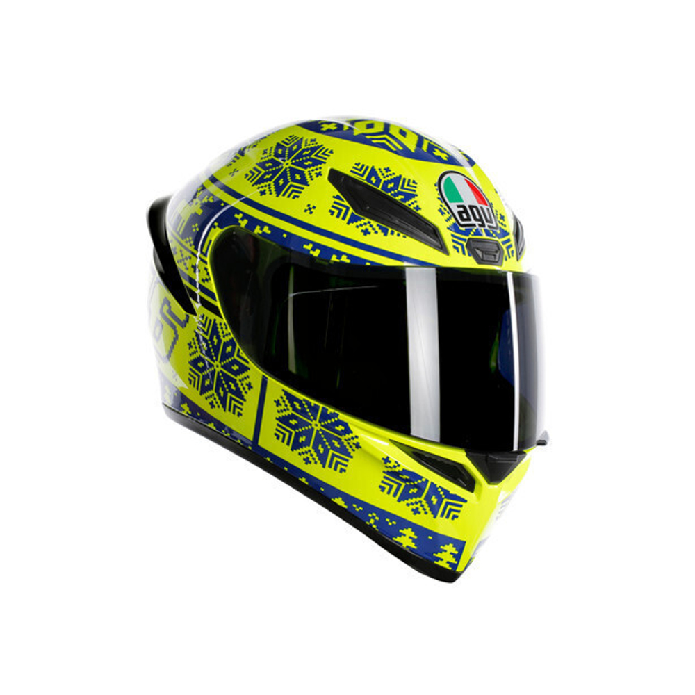 AGV K1 WINTER TEST 2015 Multi PLK Yellow/blue