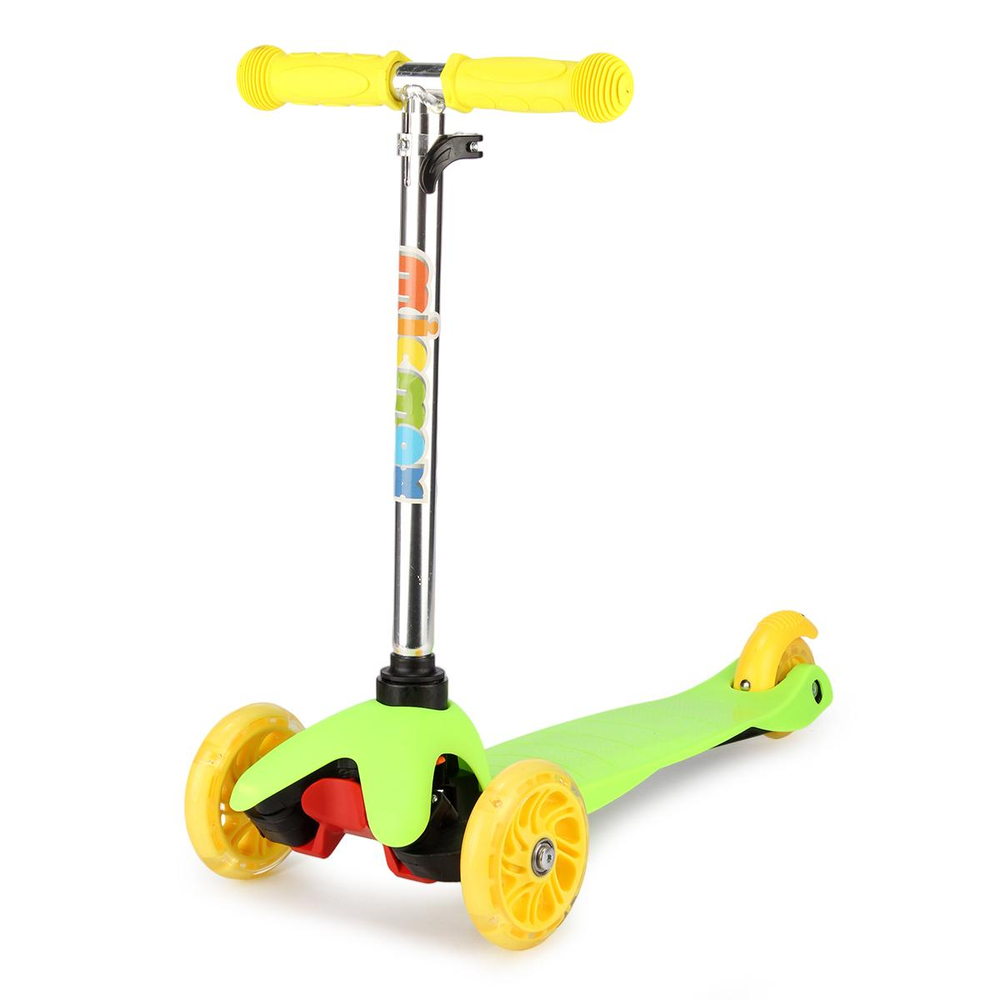 Самокат 3х кол.55см,макс.высота ручки62см,колесаPUсвет,макс.вес45кг