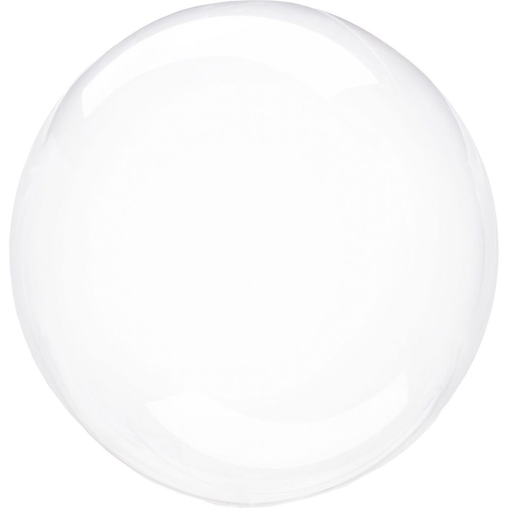 А Bubble (бабл), 18&quot;/45 см, Кристалл Прозрачный (Clear), 1 шт.